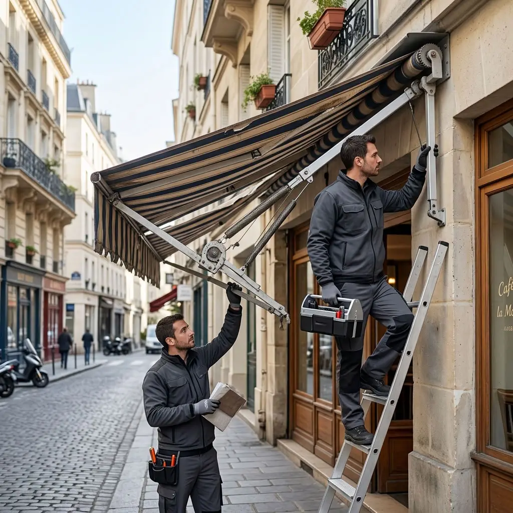 Un service de réparation de store banne fiable et proche de vous à Paris 10e