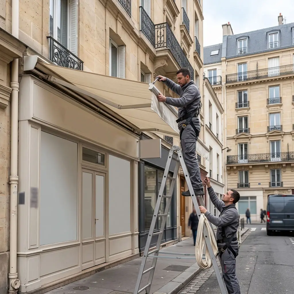 Quelles étapes suivies pour réparer votre store banne à Paris 15 ?