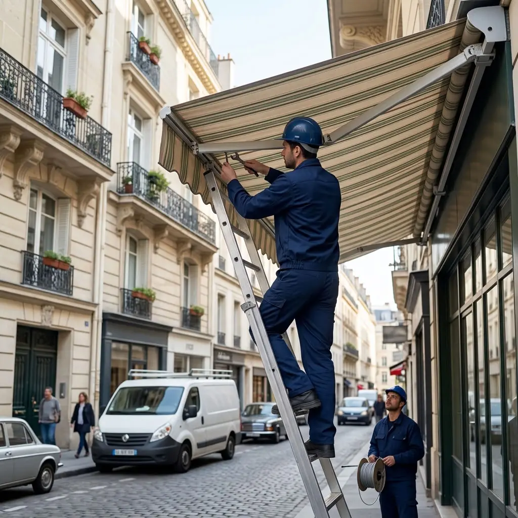 Notre méthode de réparation de store banne