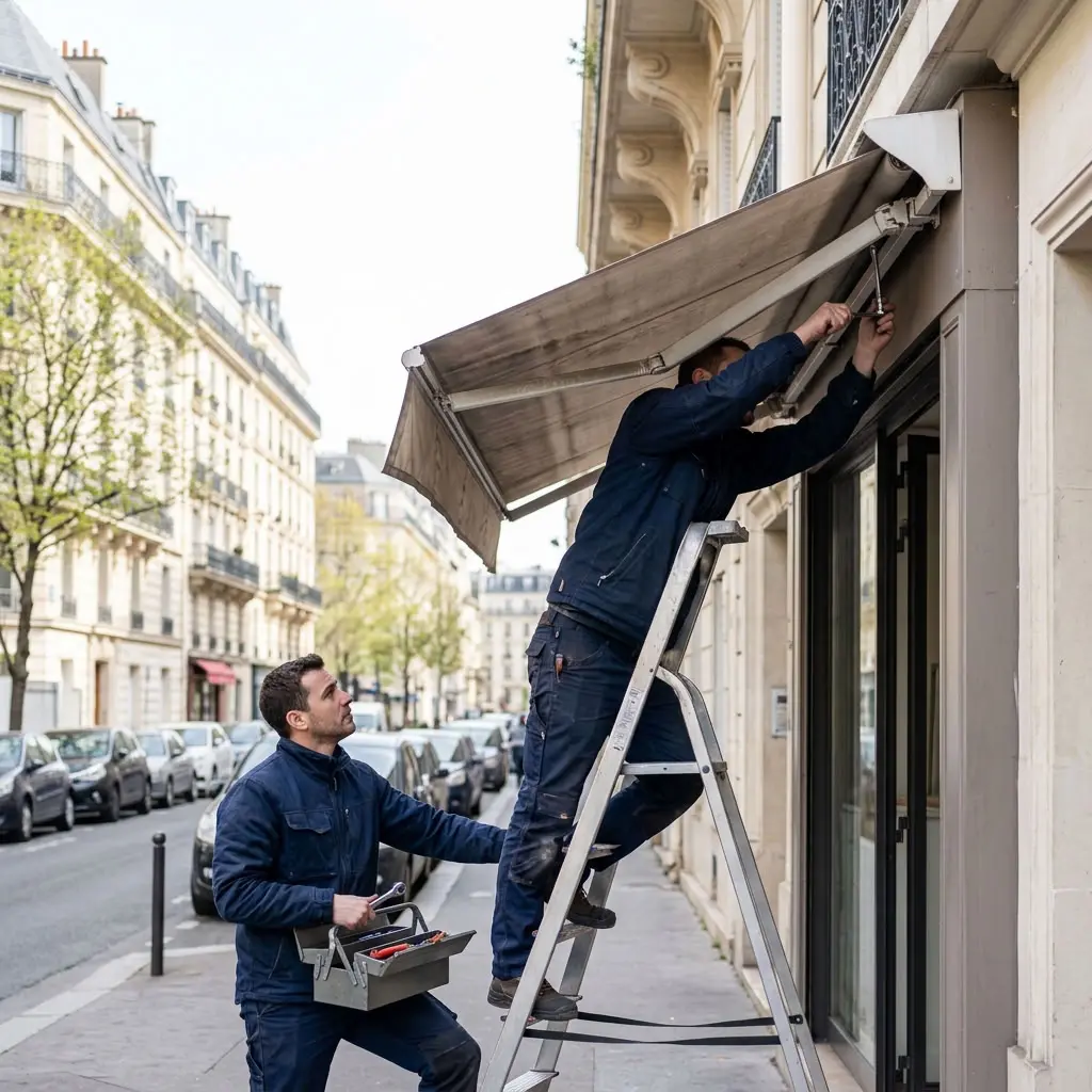 Réparation store banne Paris 17 (75017)