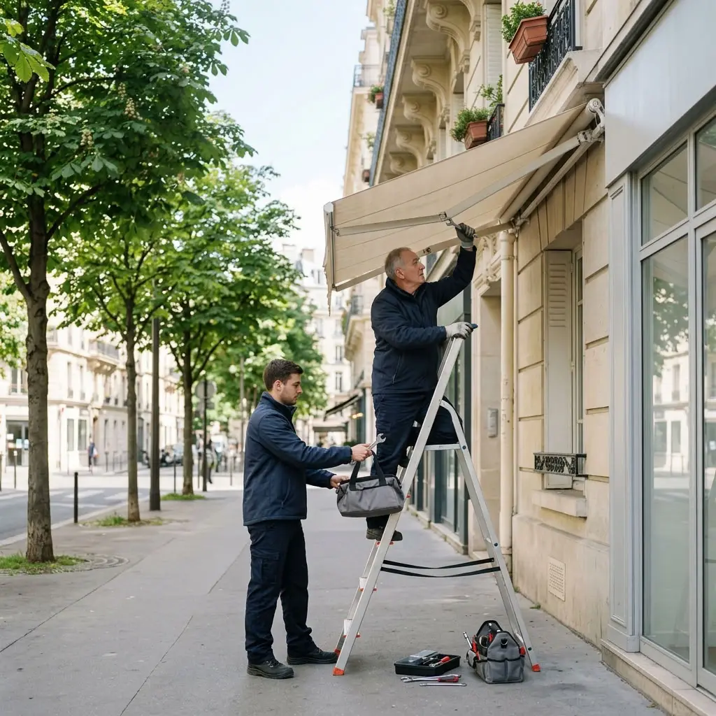 Bonnes pratiques à adopter en cas de problème avec votre store banne à Paris 19e