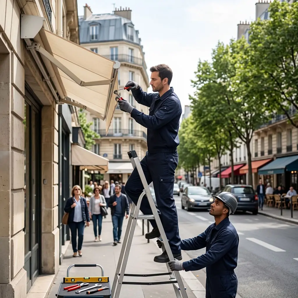 Réparation store banne Paris 20 (75020)