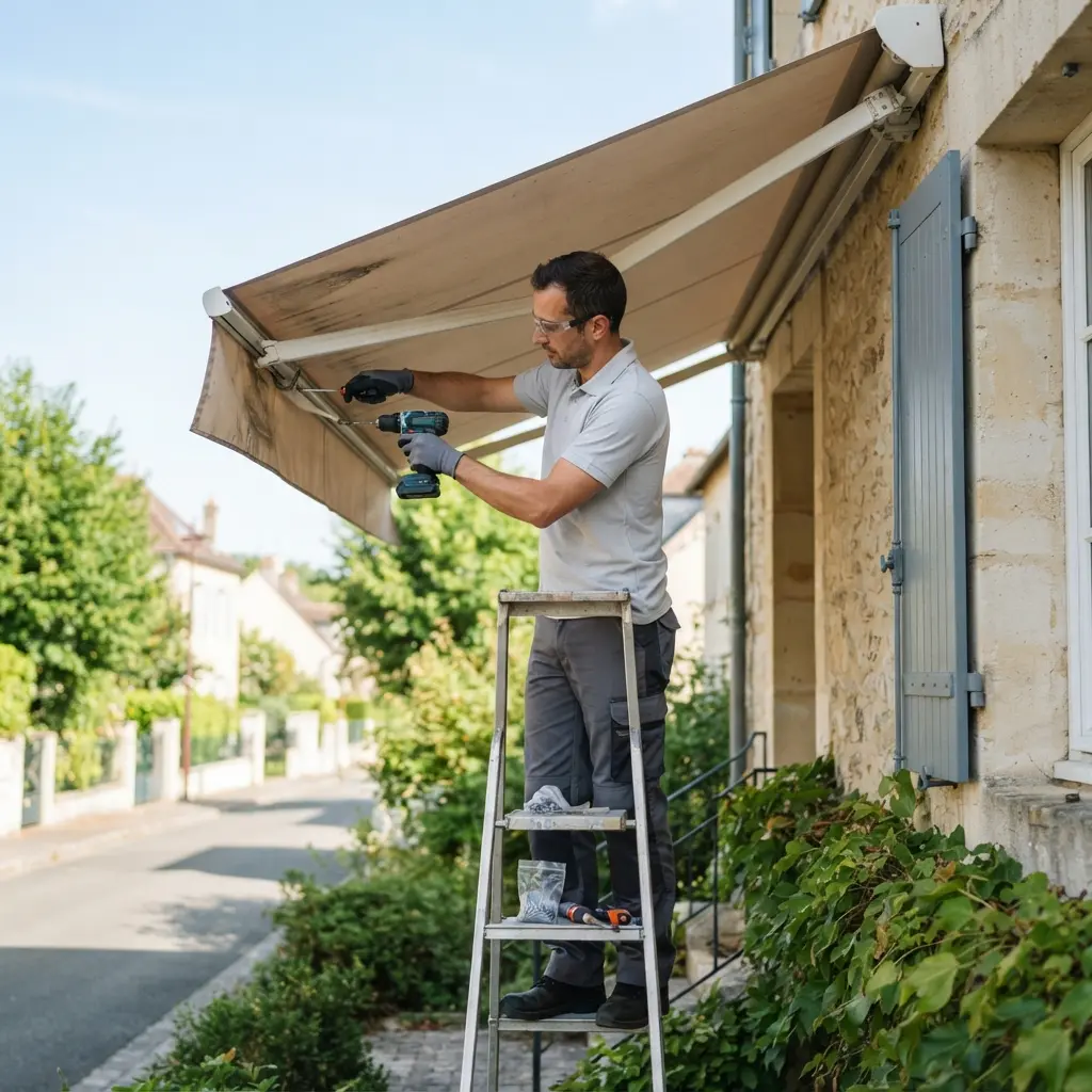 Notre méthode de réparation store banne à Villepreux