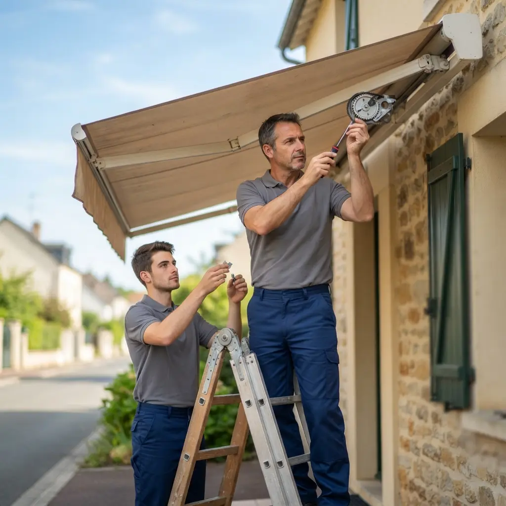 Pourquoi choisir notre réparation store banne à Villepreux