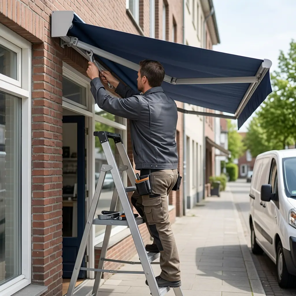 Bons réflexes pour éviter les pannes de votre store banne à Palaiseau
