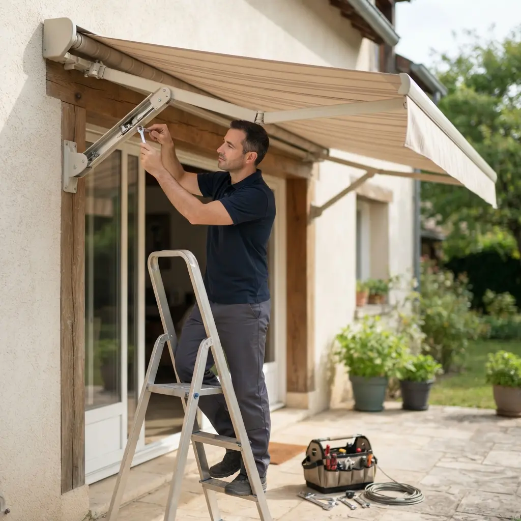 Restez serein, votre store banne sera réparé à Saint-Pierre-du-Perray