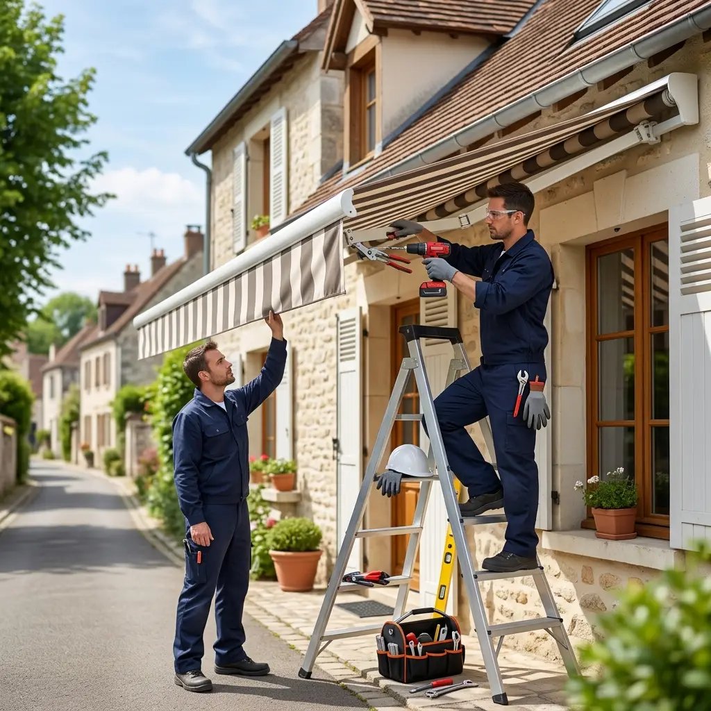 Notre méthode de réparation de store banne