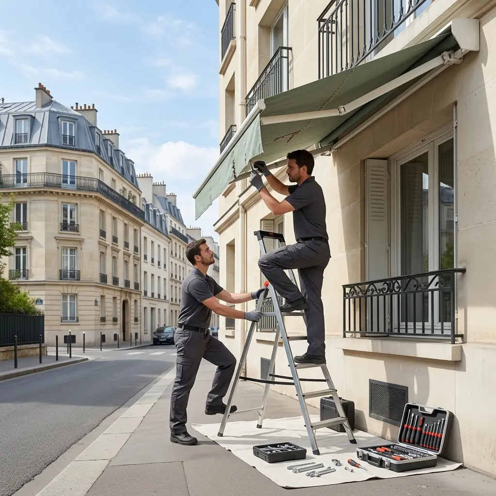Comment se déroule votre réparation de store banne à Clichy ?