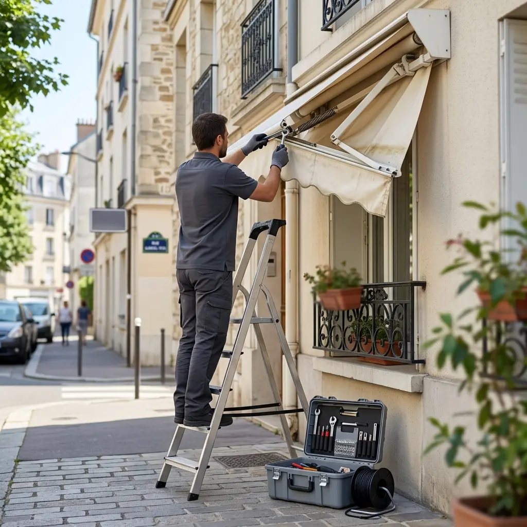 Notre approche technique pour un store banne rétablissant le mouvement