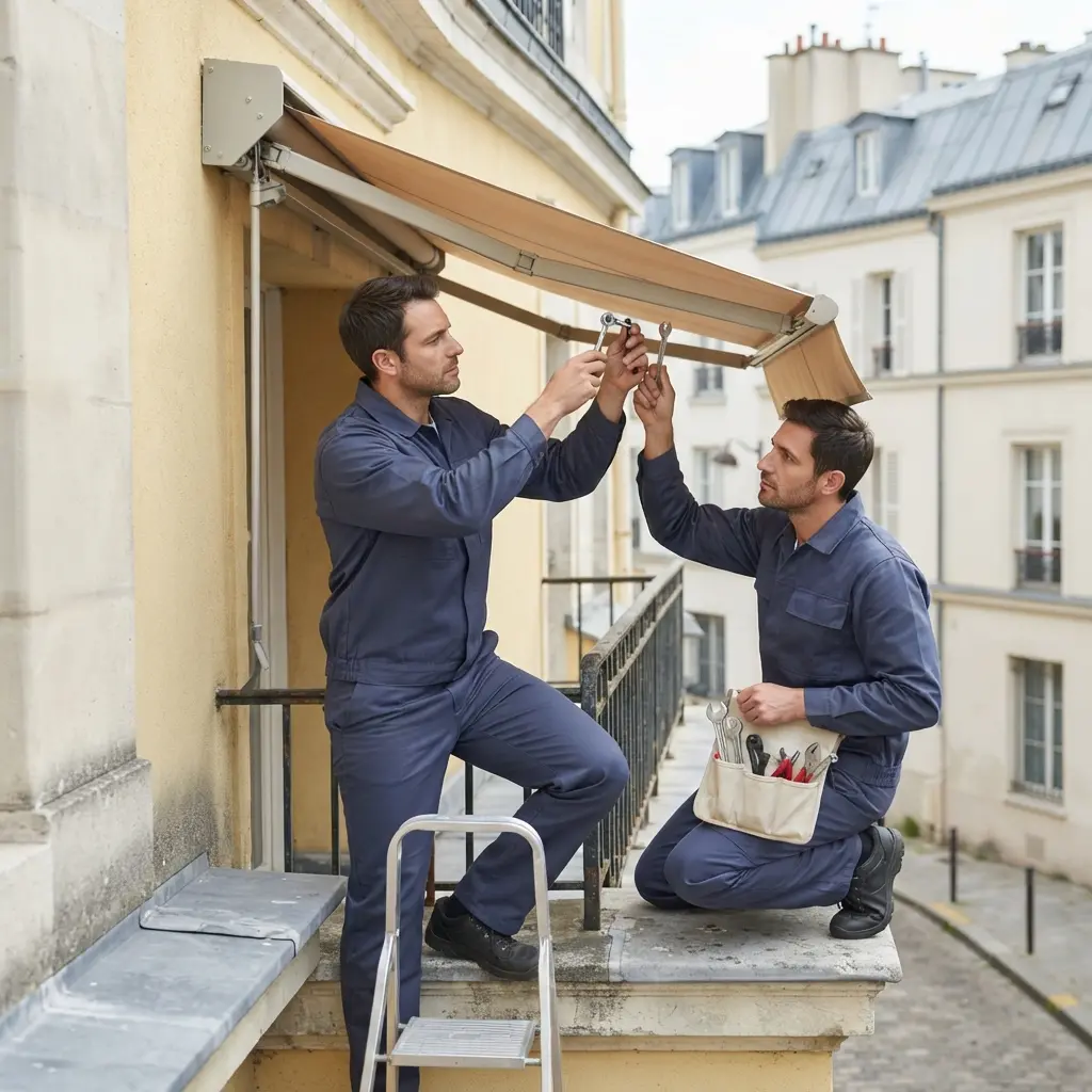 Notre approche pour la réparation store banne