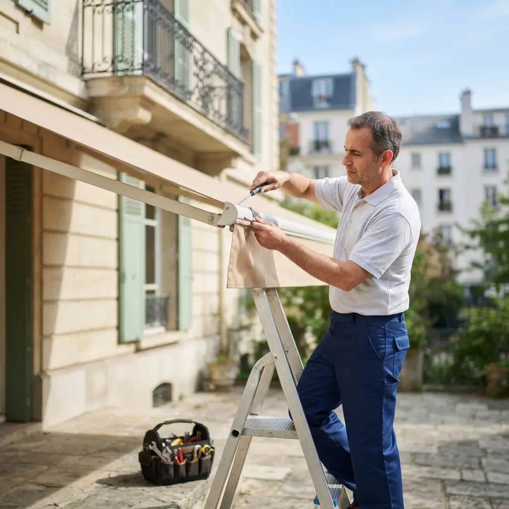 Comment se déroule la réparation de votre store à Montreuil ?
