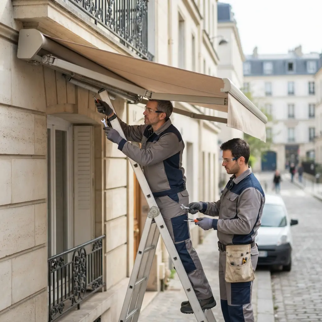 Notre approche de réparation store banne
