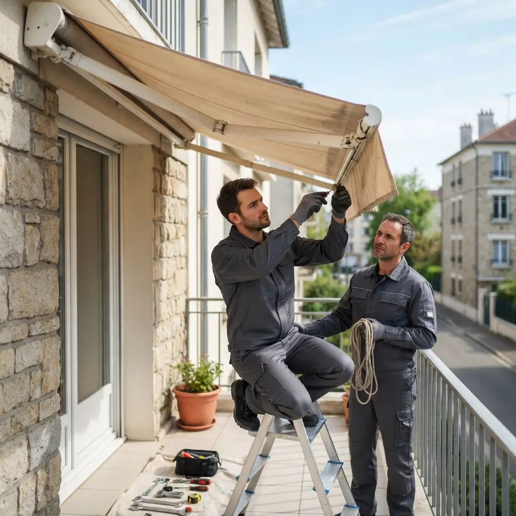 Les bons gestes pour protéger votre store banne à Villetaneuse