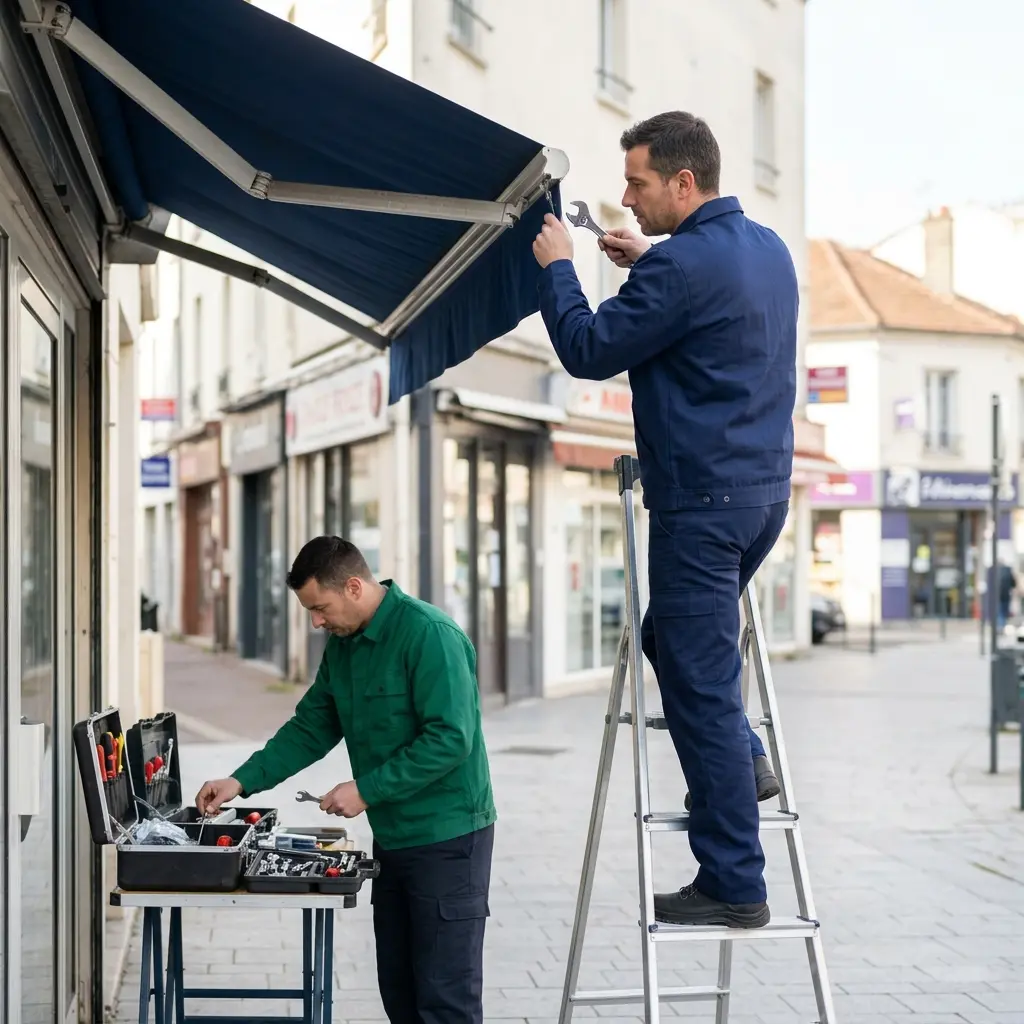 Notre méthode de réparation store banne à Drancy