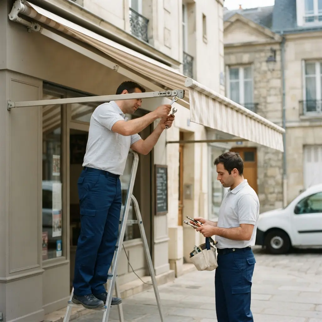 Comment se déroule l’intervention du store banne à Arcueil ?