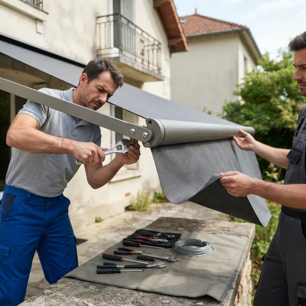 Notre méthode de réparation de store banne à Gentilly immédiate et fiable