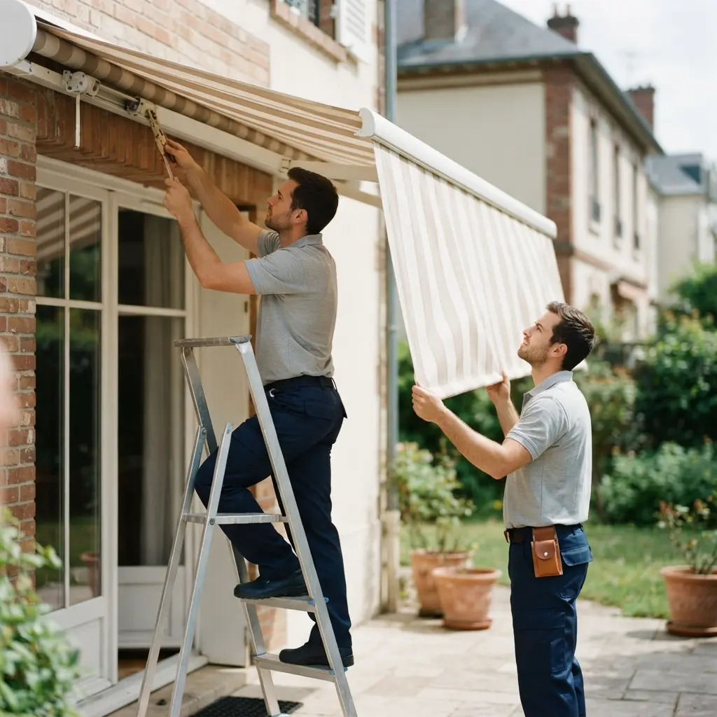 Comment se déroule l’intervention sur votre store banne à Gentilly encore ?