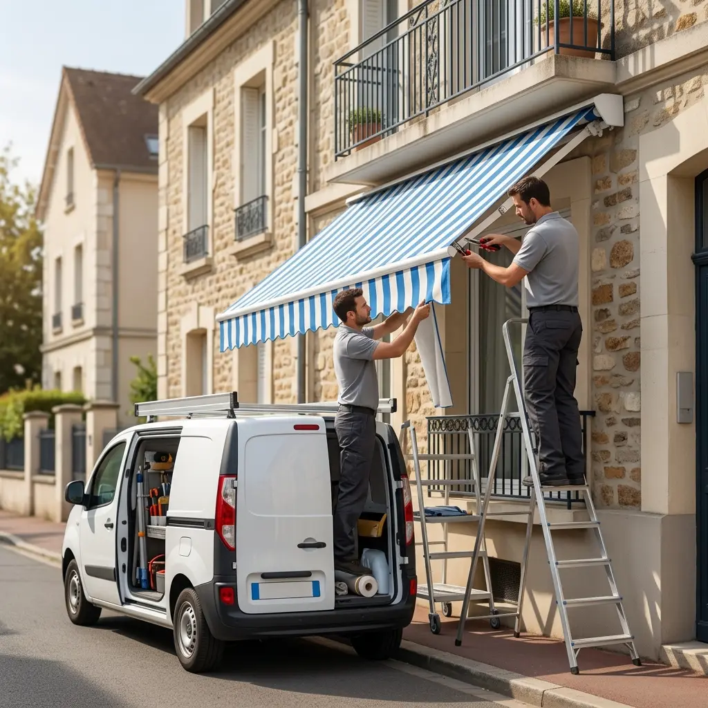 Notre méthode de réparation store banne à Valenton