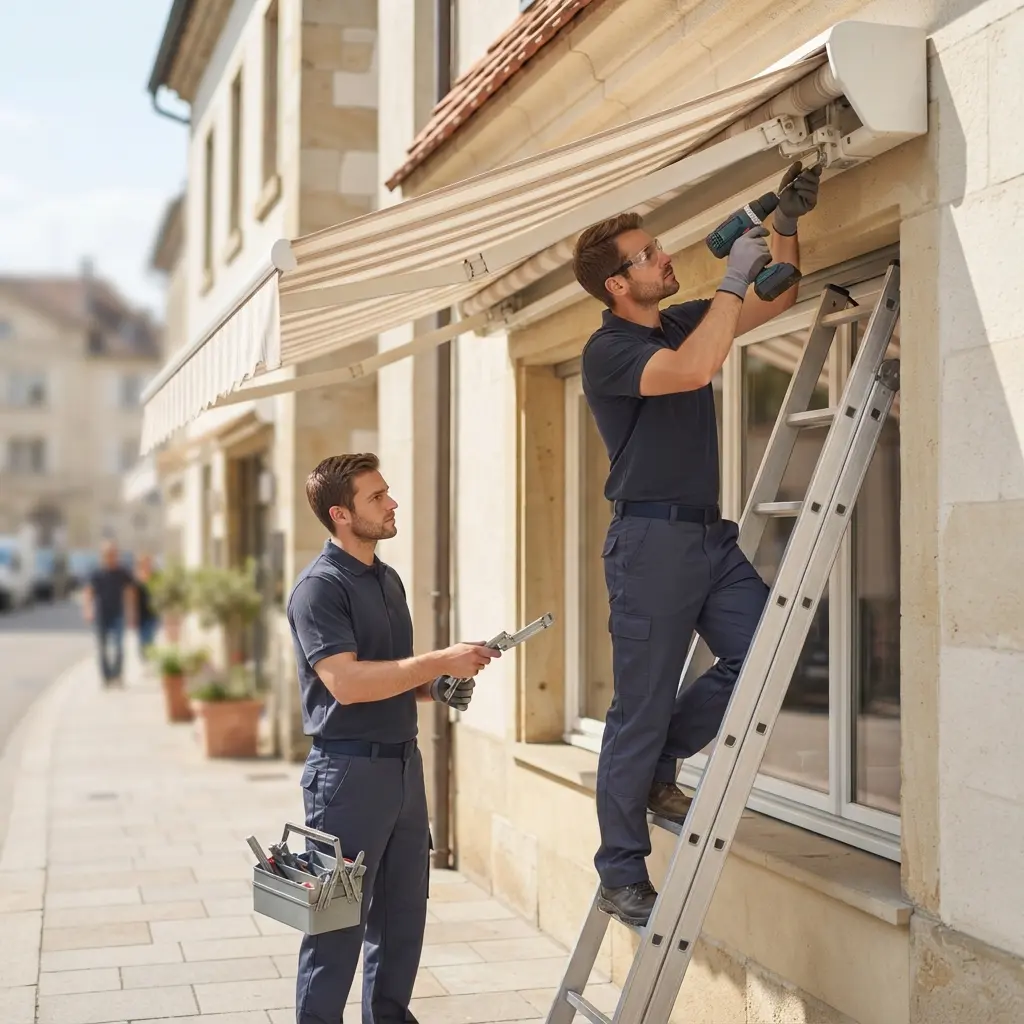 Comment se déroule l’intervention de réparation store banne à Boissy-Saint-Léger ?