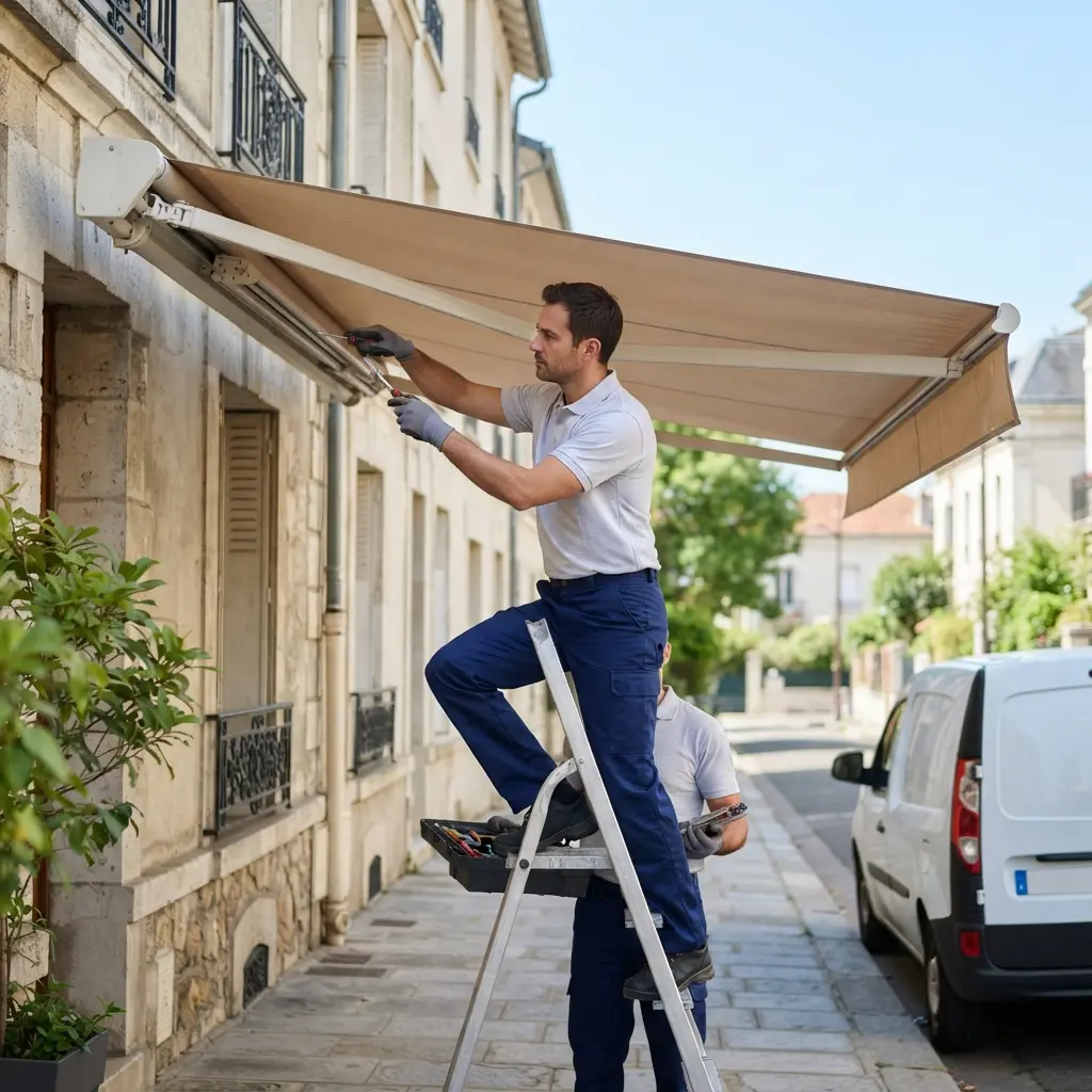 Notre méthode pour une réparation efficace de store banne à Villejuif