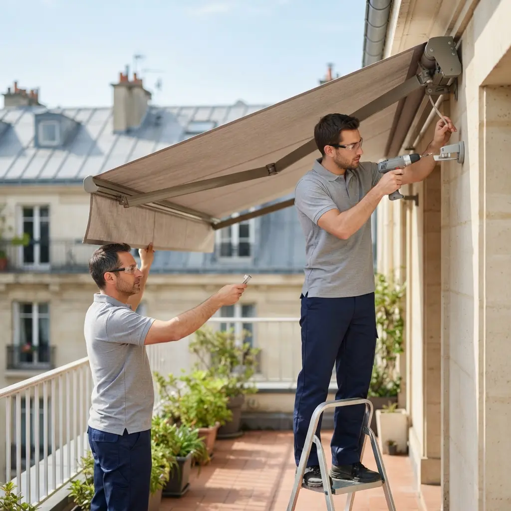 Les bons réflexes à adopter avant et après la réparation de votre store banne à Villejuif
