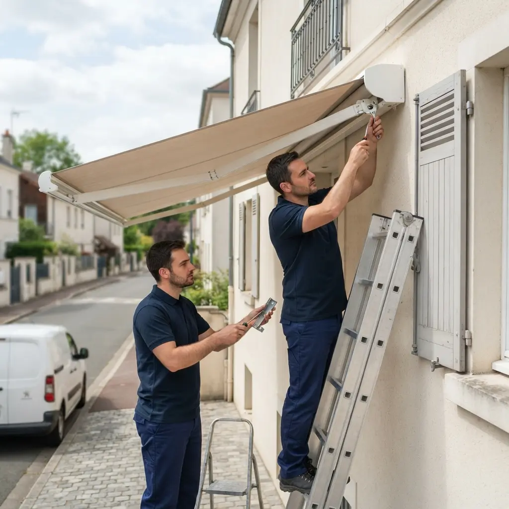 Une réparation de store banne à Franconville sans souci