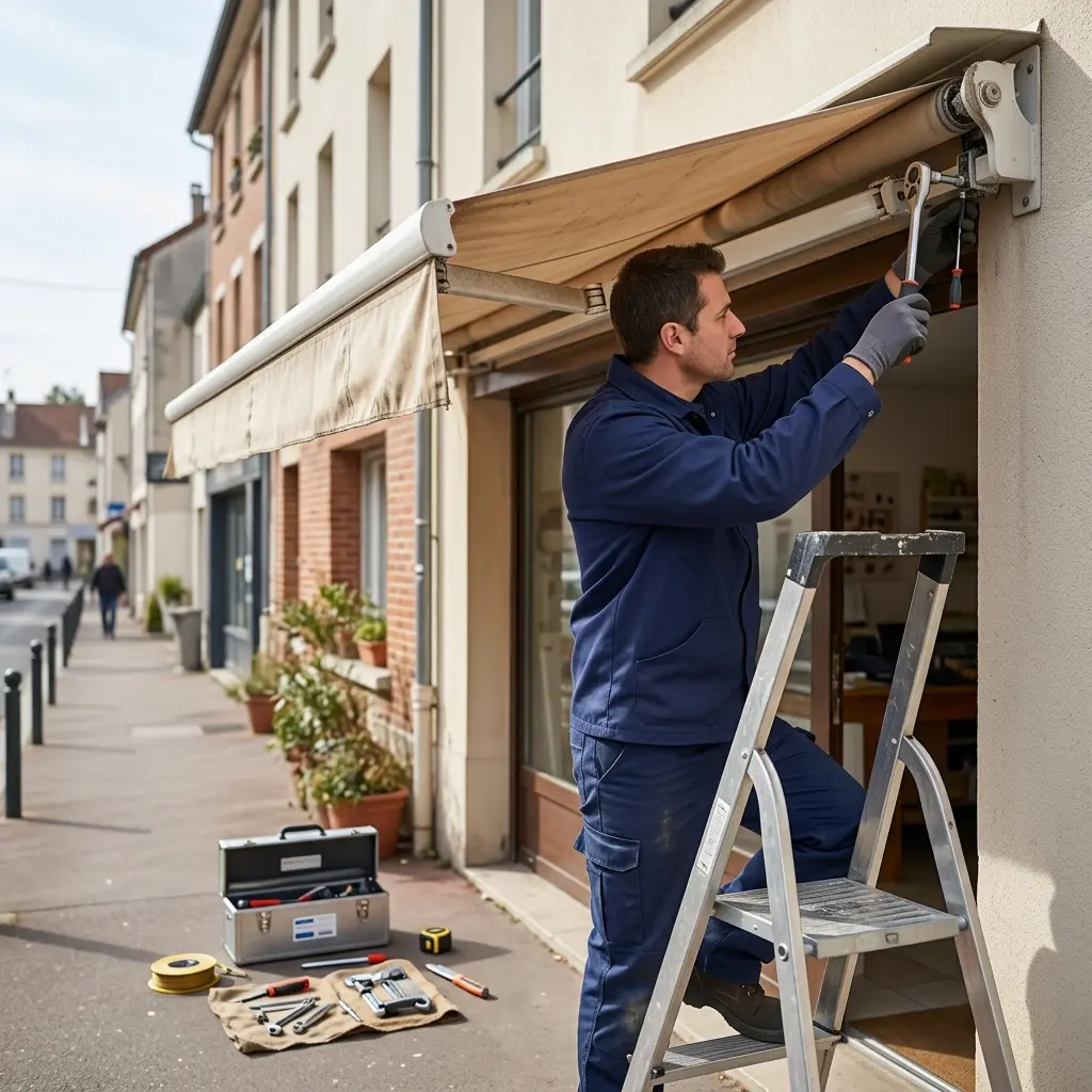Notre méthode de réparation store banne à Sarcelles pour votre confort