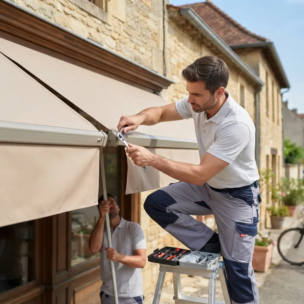 Bons réflexes en cas de panne de store banne à Saint‑Ouen‑l’Aumône