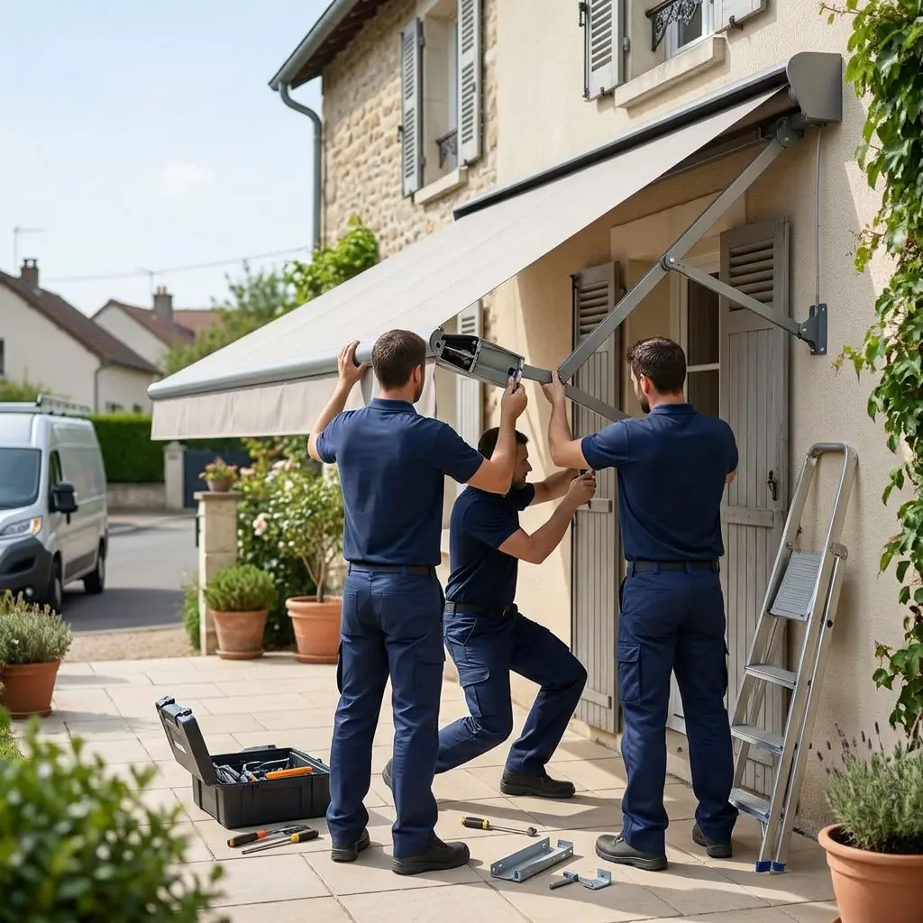 Comment se déroule la réparation de votre store à Domont ?