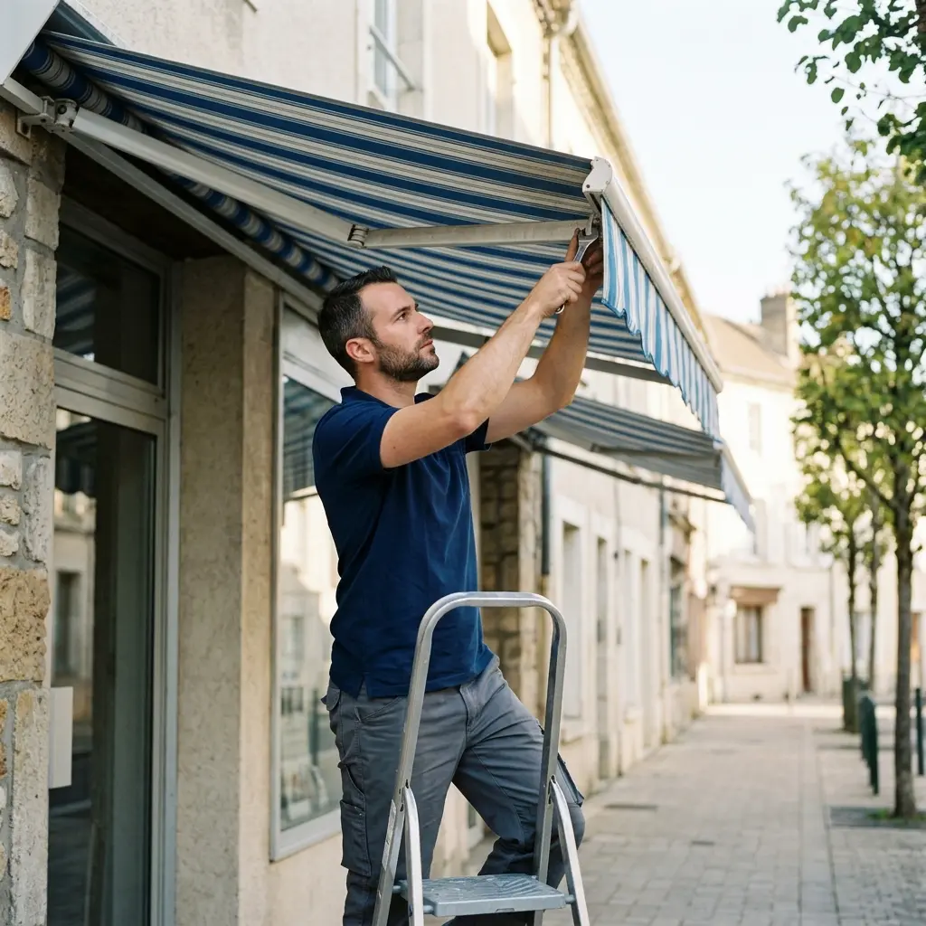 Soutien complet pour votre store banne à Persan