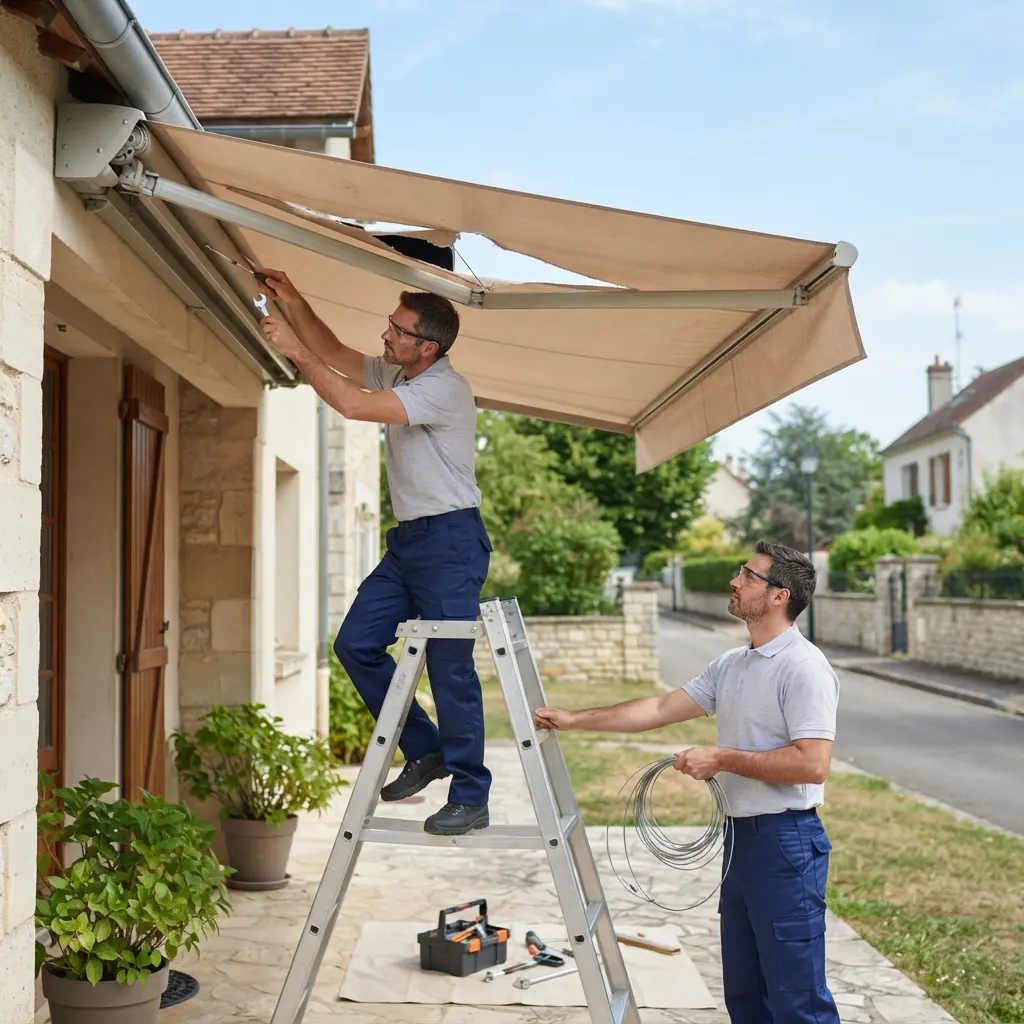 Bons réflexes pour votre store banne à Vauréal