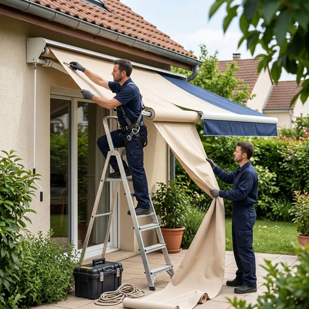Pourquoi nous choisir pour la réparation de store banne à Éragny