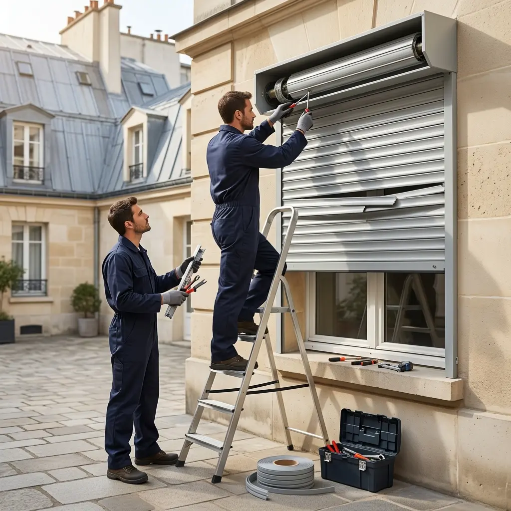 Urgence : volet roulant Paris, intervention immédiate.