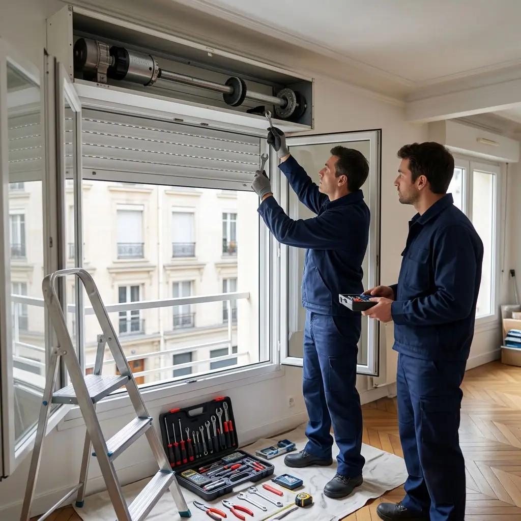 Bons réflexes face à un volet roulant en panne à Paris 5