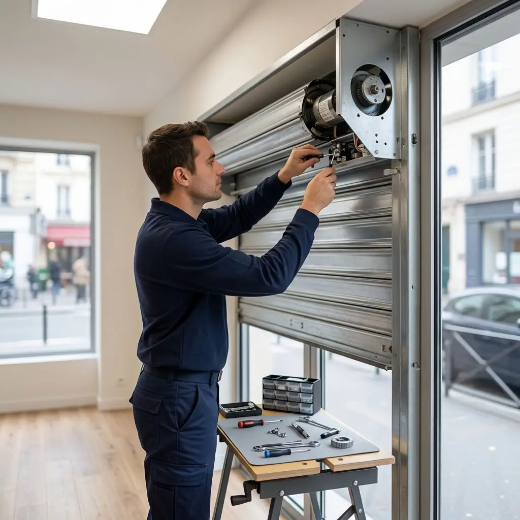 Comment se déroule une réparation de volet roulant à Paris 10e ?
