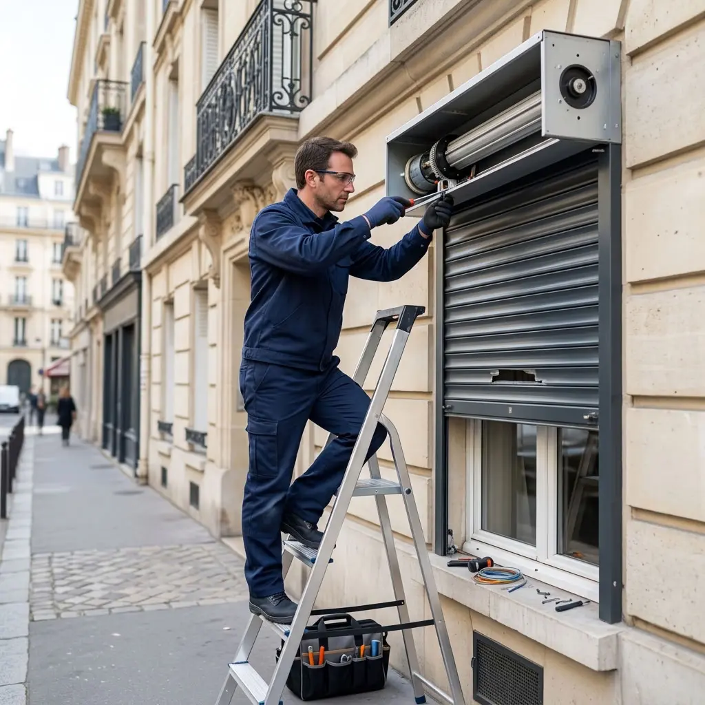Comment se déroule l’intervention de réparation de volet roulant à Paris 16e ?