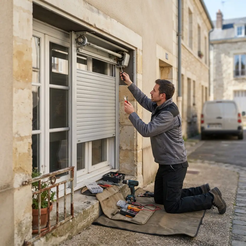 Méthode d’intervention : réparation de volet roulant à Saint‑Cyr‑l’École