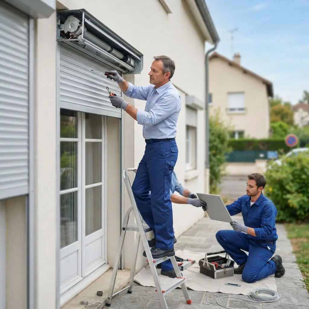 Notre méthode rapide pour réparer votre volet roulant à Poissy