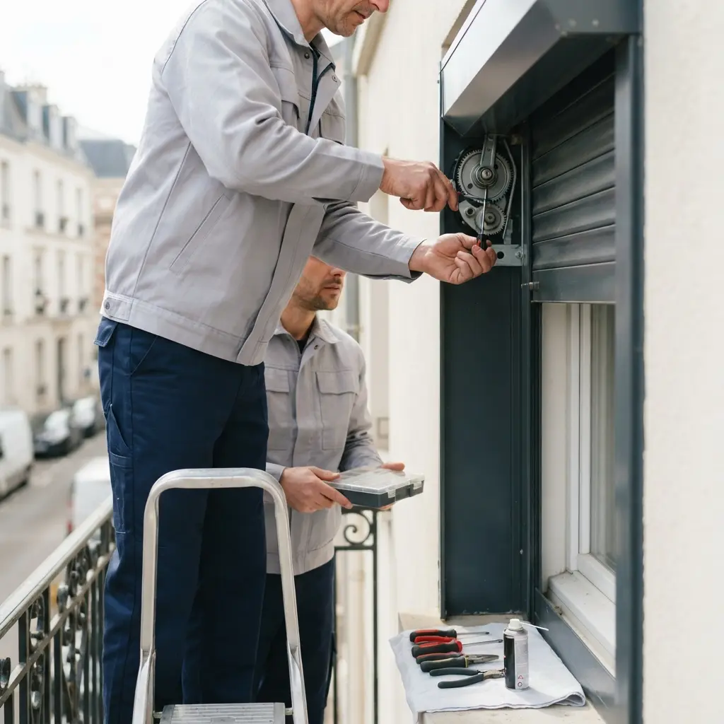 Comment procédons‑nous à la réparation d’un volet roulant à Chatou