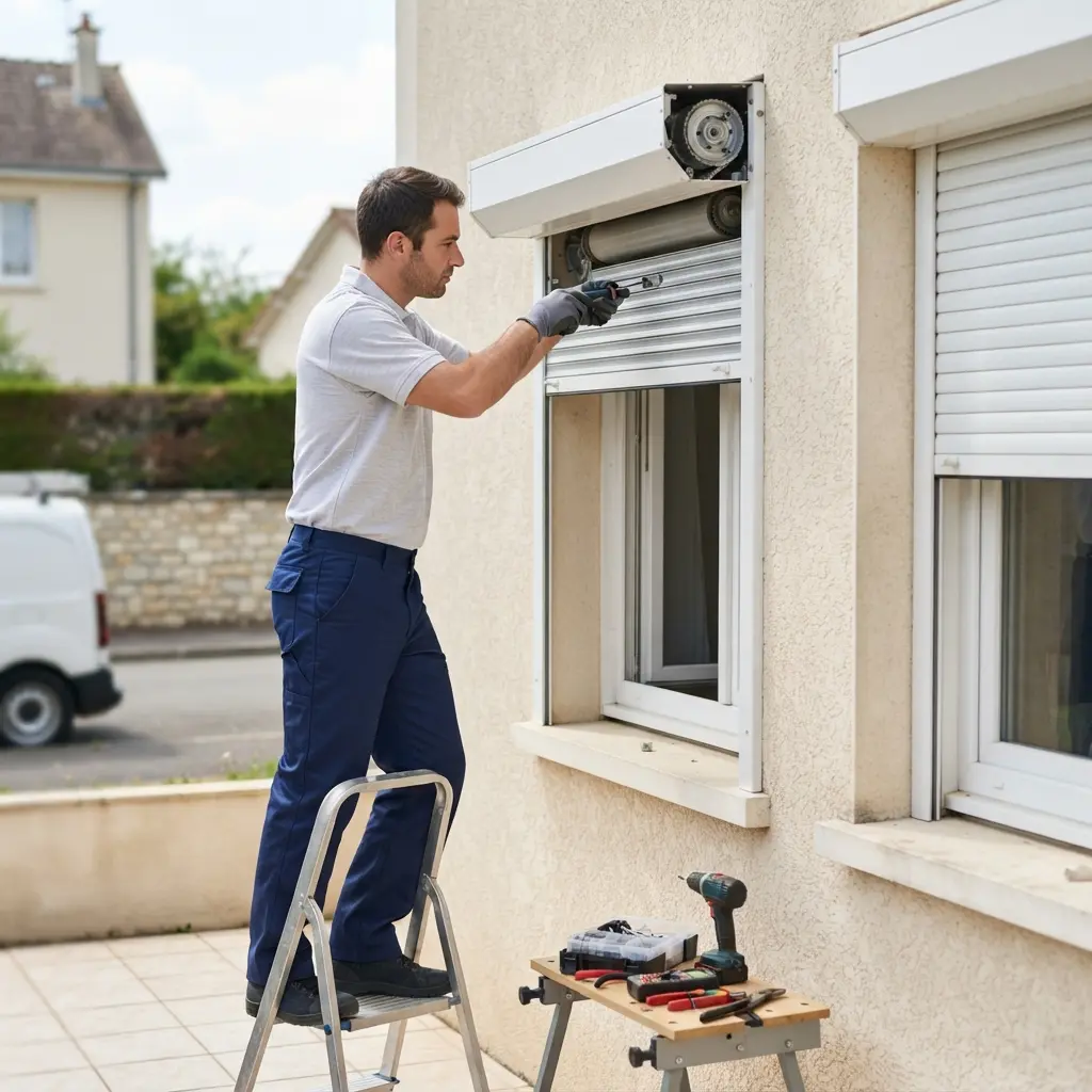 Bons gestes à adopter en cas de blocage de votre volet roulant à Draveil