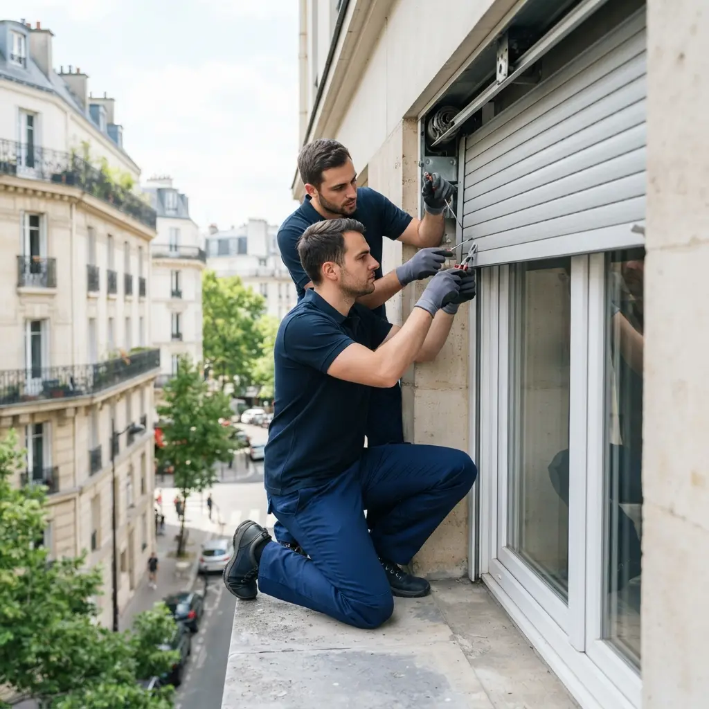 Notre méthode de réparation de volets roulants à Clichy