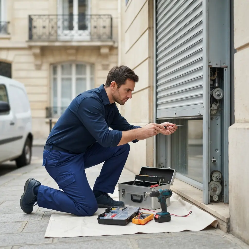 Notre démarche pour un volet bloqué