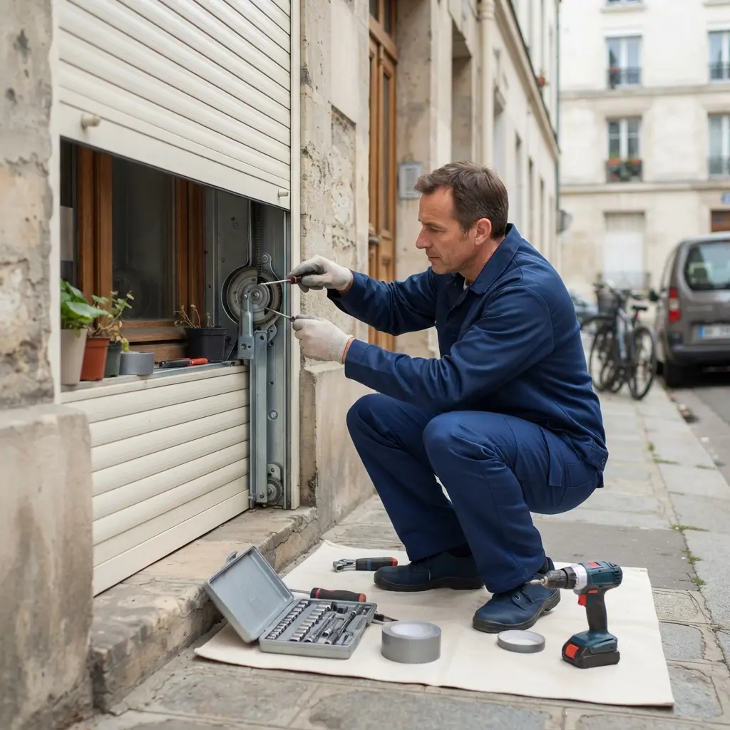 Bons réflexes à adopter en cas de blocage de volet roulant à Drancy