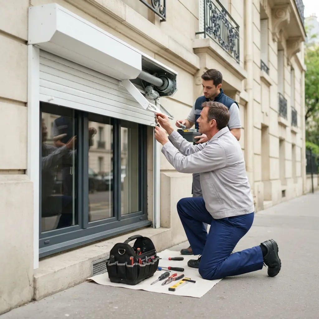 Comment réagir face à un volet roulant bloqué ?
