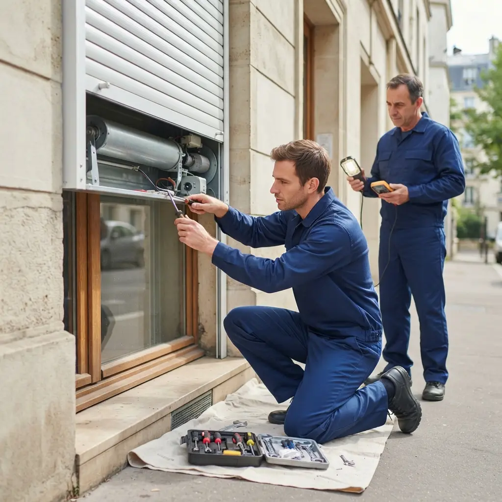 Comment réagir face à un volet roulant bloqué ?