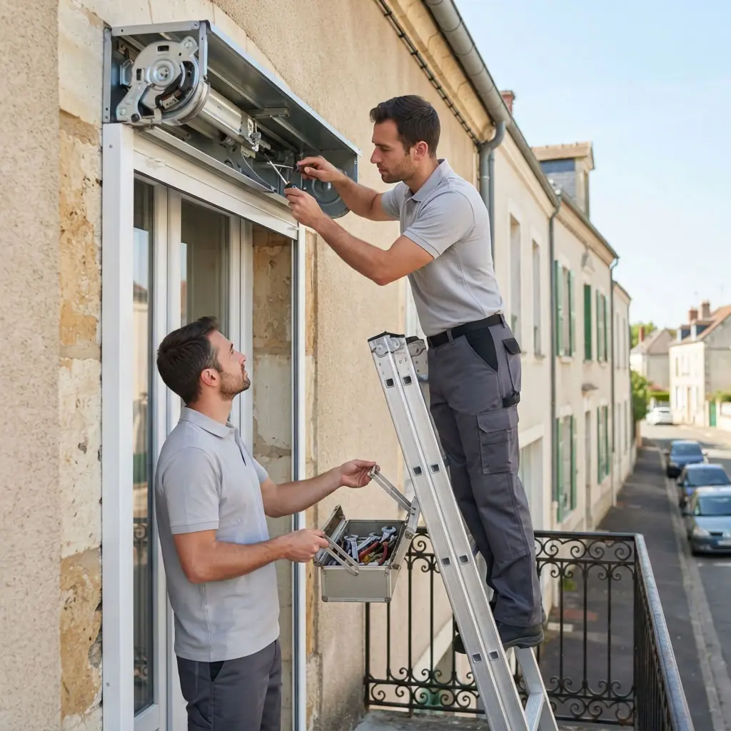 Comment se déroule l’intervention sur volet roulant à Méru ?