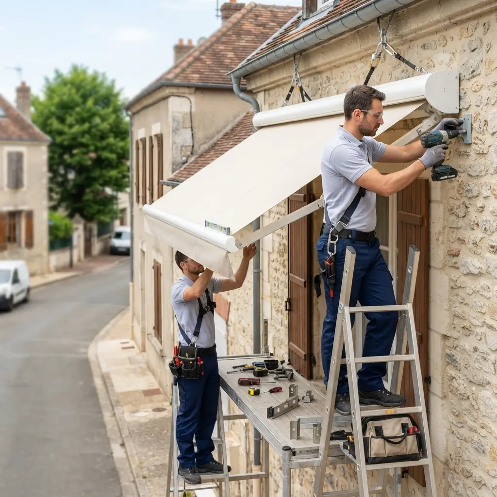 Notre approche pour dépanner un volet roulant bloqué à Montataire