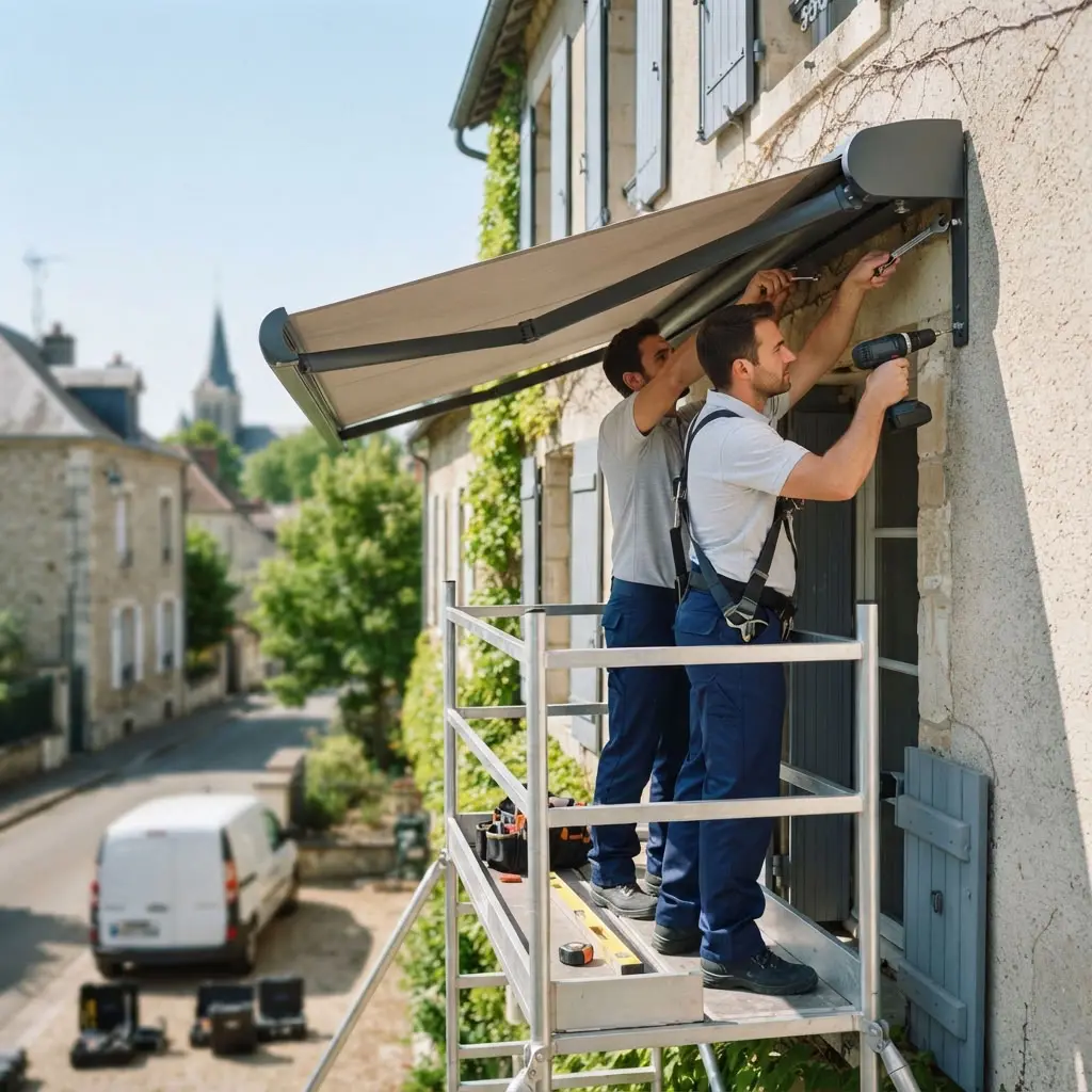 Comment se déroule l’intervention à Chantilly pour un volet bloqué ?