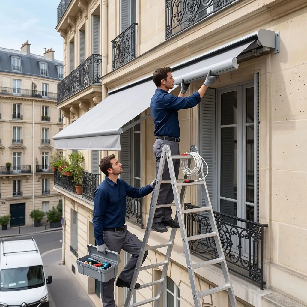 Notre méthode pour un volet bloqué à Paris 16