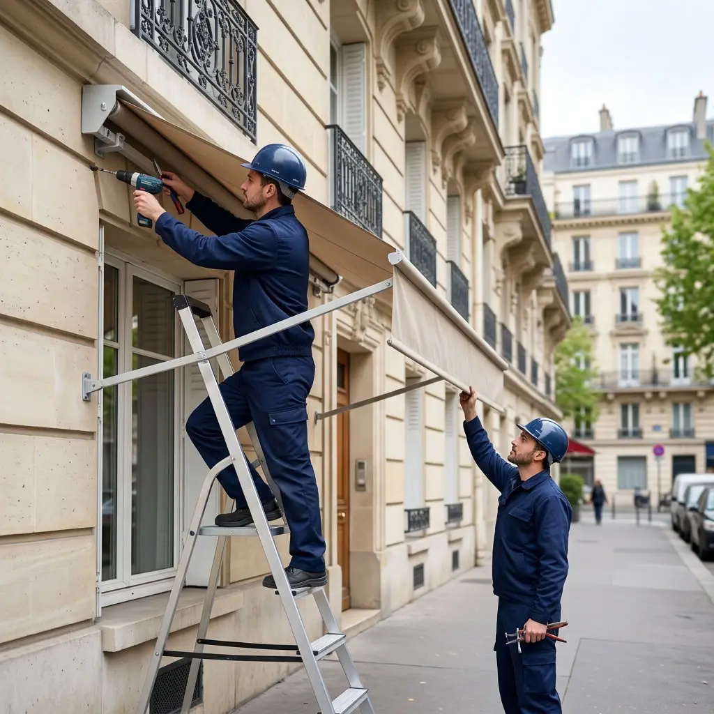 Comment se déroule la réparation d’un volet roulant bloqué à Paris 17e, étape par étape ?